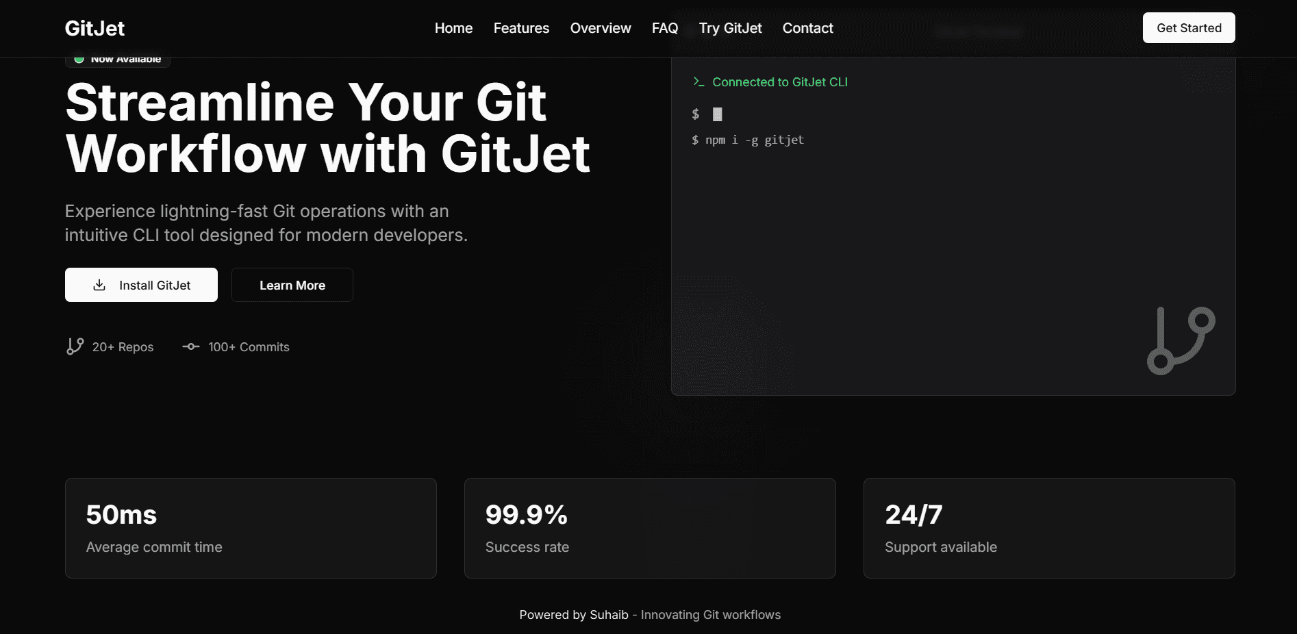 Profile views main page screenshot